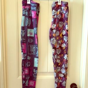 Sold!!!!LuLaRoe Disney Leggings, 2 pair-OS